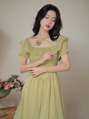 French Vintage Dress Children's Summer