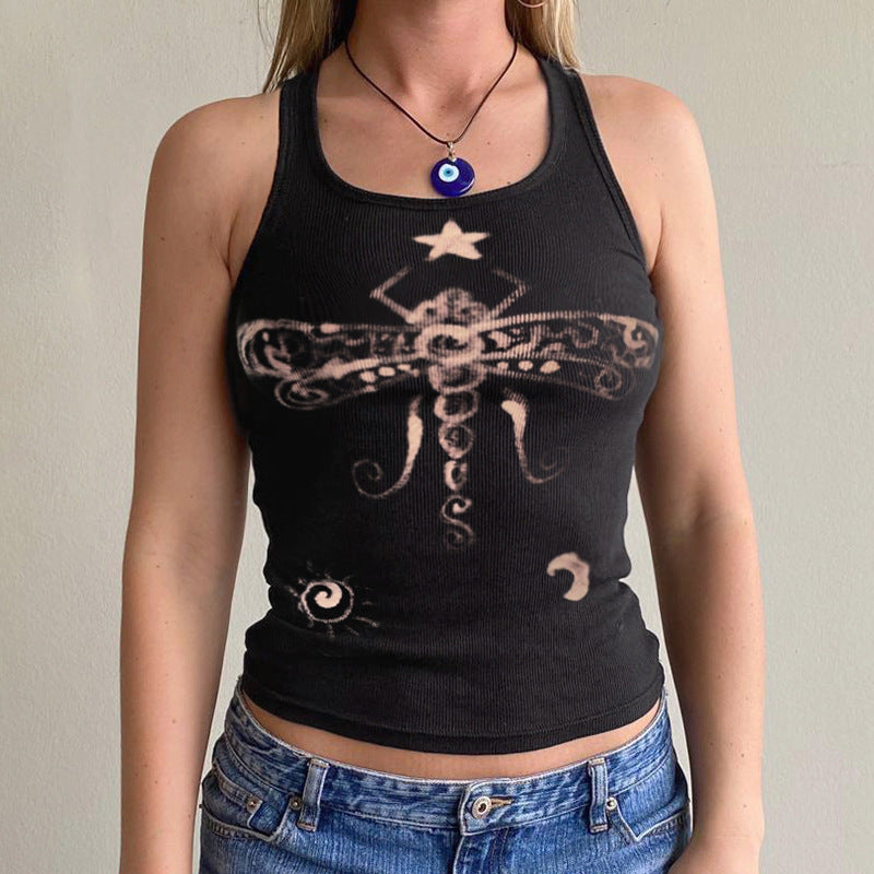 Basic Simple Casual Hot Girl Top Summer