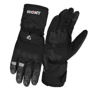 Men's Motorcycle Riding Equipment Waterproof Thickened Warmth Touch Screen Anti-drop Gloves