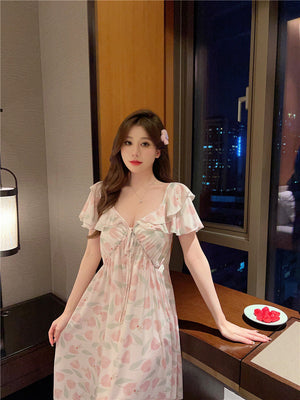 Summer French Silk Pajamas For Women Kamran Fashion