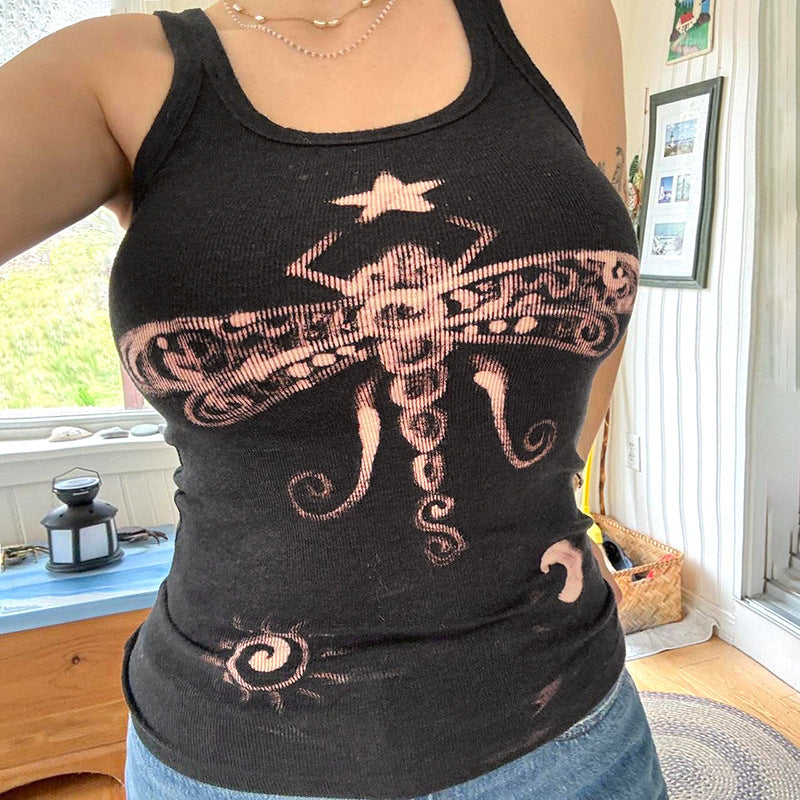 Basic Simple Casual Hot Girl Top Summer