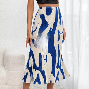 Summer New Women's Printed Skirt Kamran Fashion
