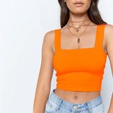 Summer New Fashion Women Crop Top Sexy Sleeveless Tank Tops T-shirt Kamran Fashion