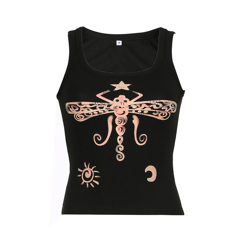Basic Simple Casual Hot Girl Top Summer