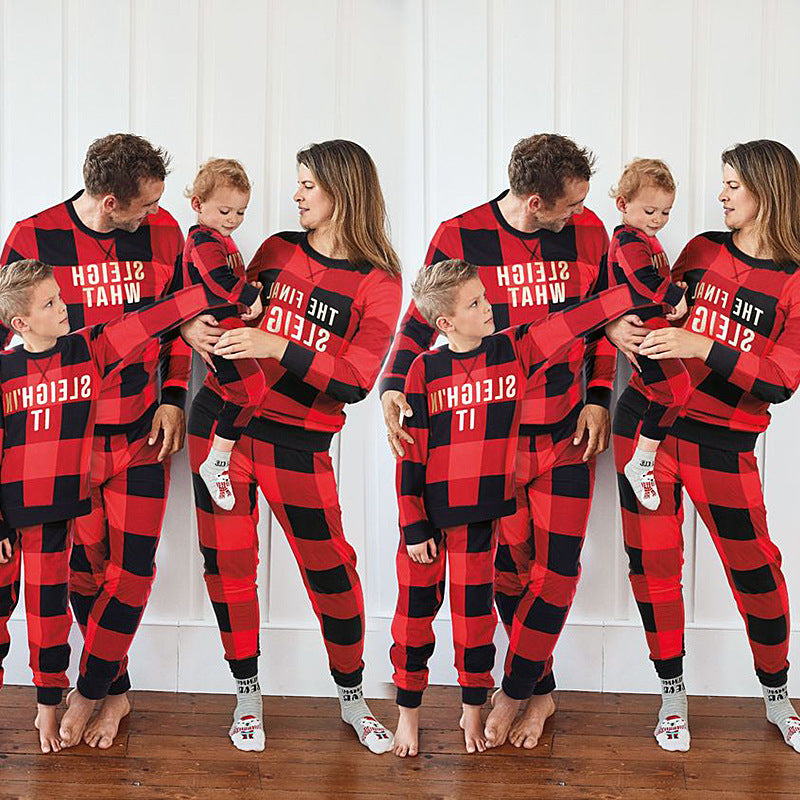 Fashion Printed Casual Home Wear Pajamas Set