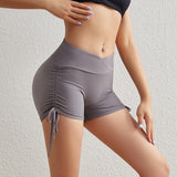 Summer Drawstring Yoga Shorts For Women High Kamran Fashion