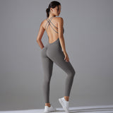 Hip Lifting Yoga Clothes Quick-drying Tight Sports Fitness Jumpsuit