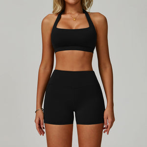 Backless Yoga Clothes Suit Halter Tight Quick-drying Workout Clothes