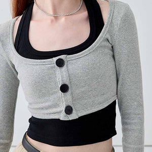 Sporty Casual Suit Female Hot Girl Sling