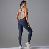 Hip Lifting Yoga Clothes Quick-drying Tight Sports Fitness Jumpsuit