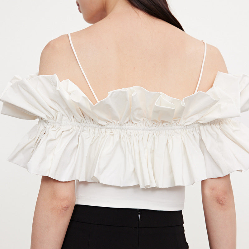 Casual Girl Ruffle Sleeve Camisole