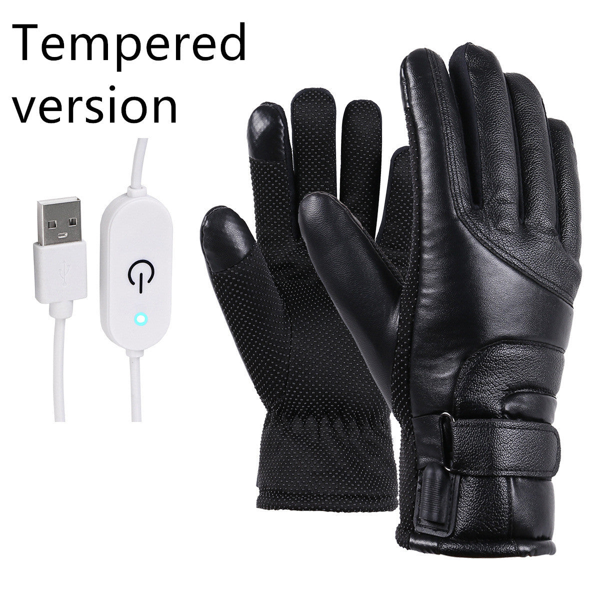 Power bank heating gloves