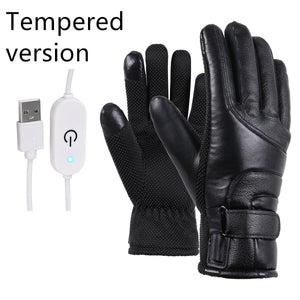 Power bank heating gloves