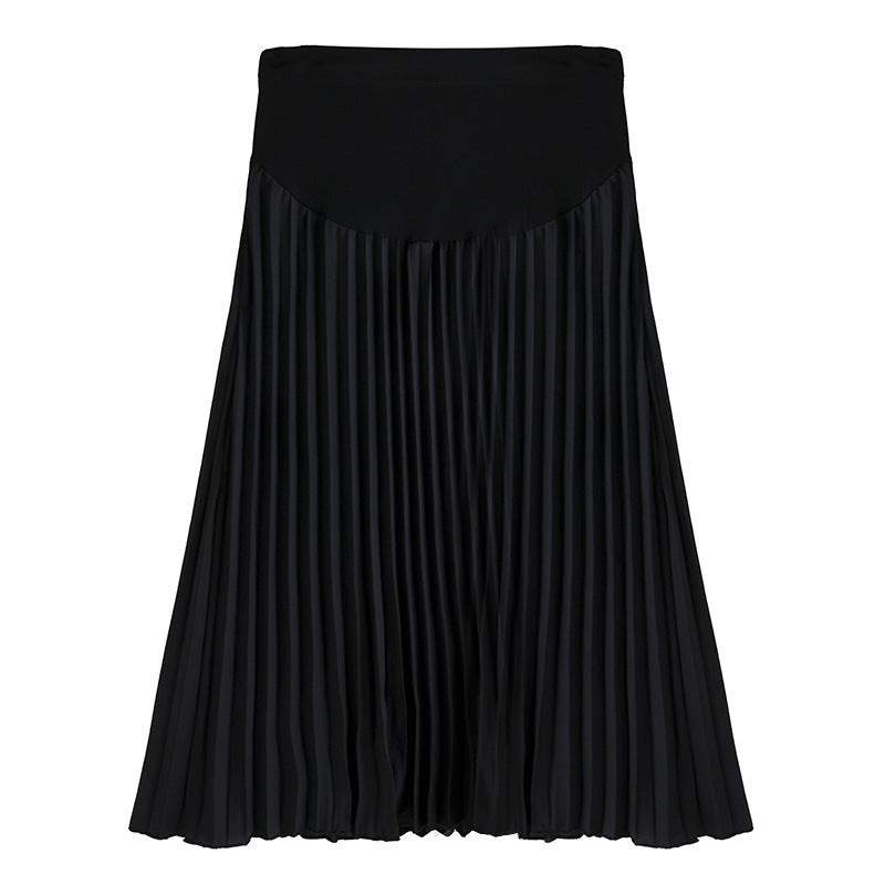 Pregnant Women's Summer Thin Pleated Pleated Skirt