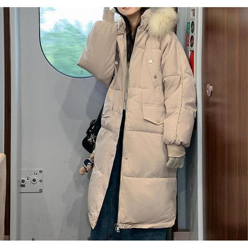 Down Cotton-padded Jacket Loose Thick Women