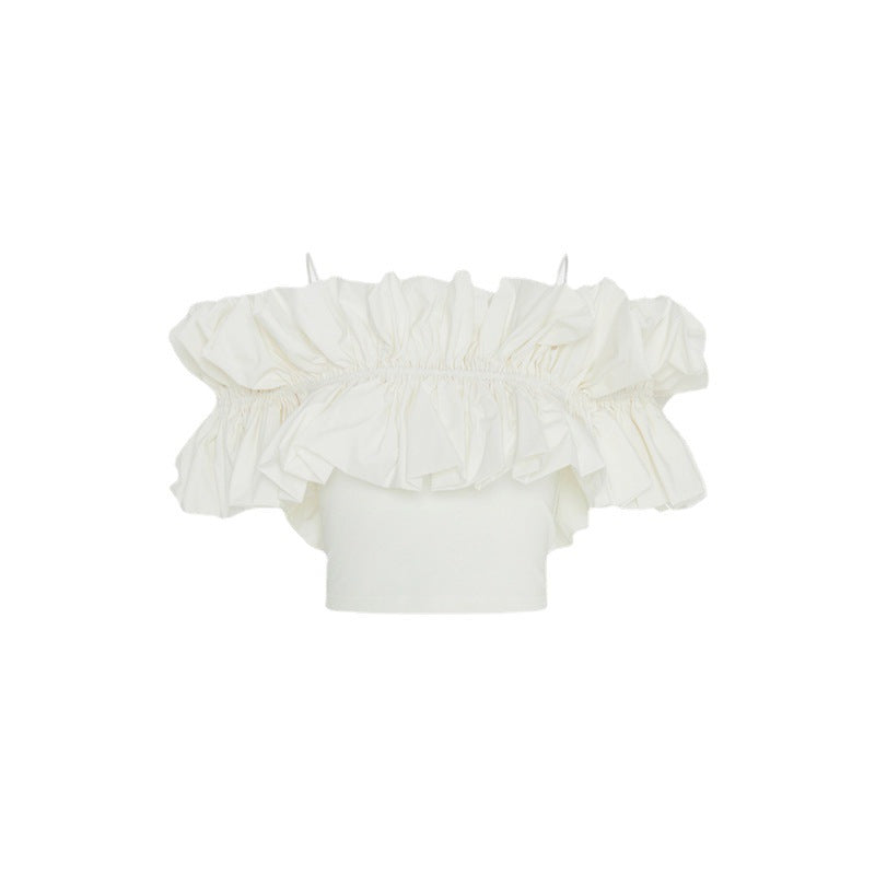 Casual Girl Ruffle Sleeve Camisole