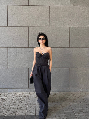 Women's Fashion Casual Tube Top Hot Girl Suit