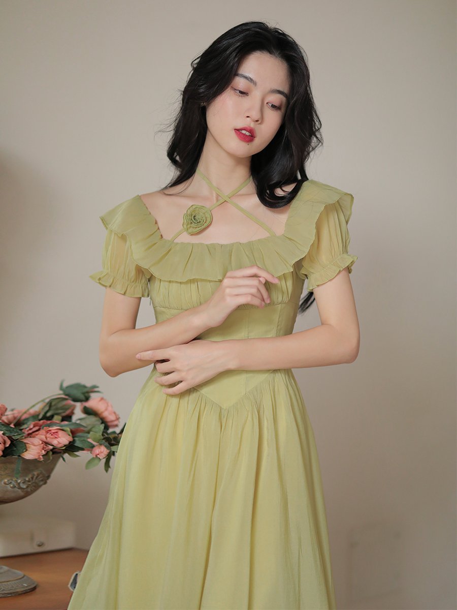 French Vintage Dress Children's Summer