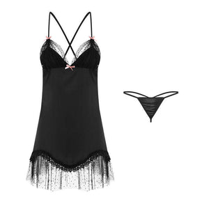 Women's Pajamas Panel Ruffle Tie Robe Bathrobe Homewear Set