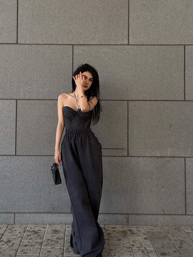 Women's Fashion Casual Tube Top Hot Girl Suit