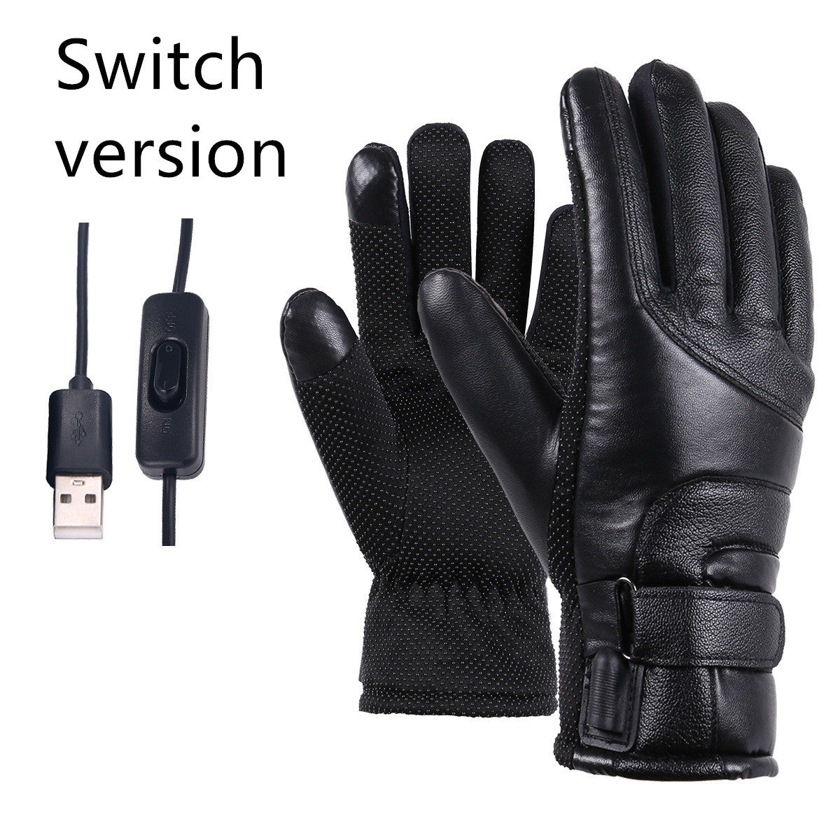 Power bank heating gloves