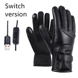 Power bank heating gloves