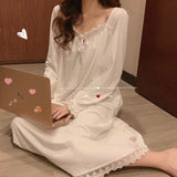 Fashion Women's Ruffled Nightdress Home Wear
