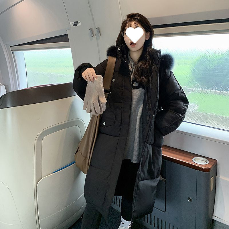 Down Cotton-padded Jacket Loose Thick Women