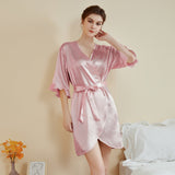 Ruffle Sleeve Cool Short Nightgown Bathrobe Home Wear