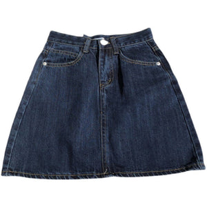 Small Denim Skirt Women's Summer Dark Blue