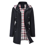 Women's Windbreaker Waterproof Elegant Style