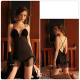 Women's Pajamas Panel Ruffle Tie Robe Bathrobe Homewear Set