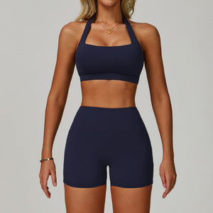 Backless Yoga Clothes Suit Halter Tight Quick-drying Workout Clothes