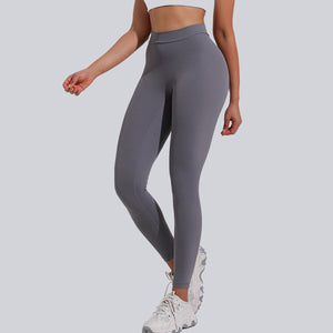 High Waist Yoga Pants For Women, Seamless, Scrunch Butt, Elastic, Ultra-Soft Comfort Fit, Solid Color Sports Leggings