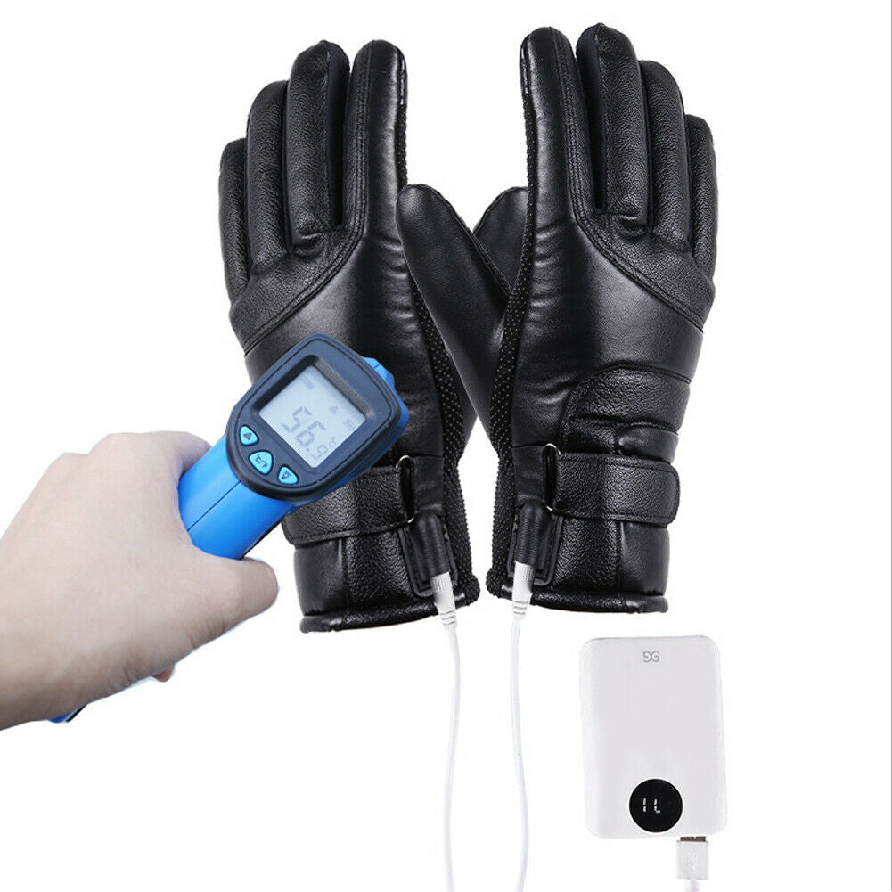 Power bank heating gloves