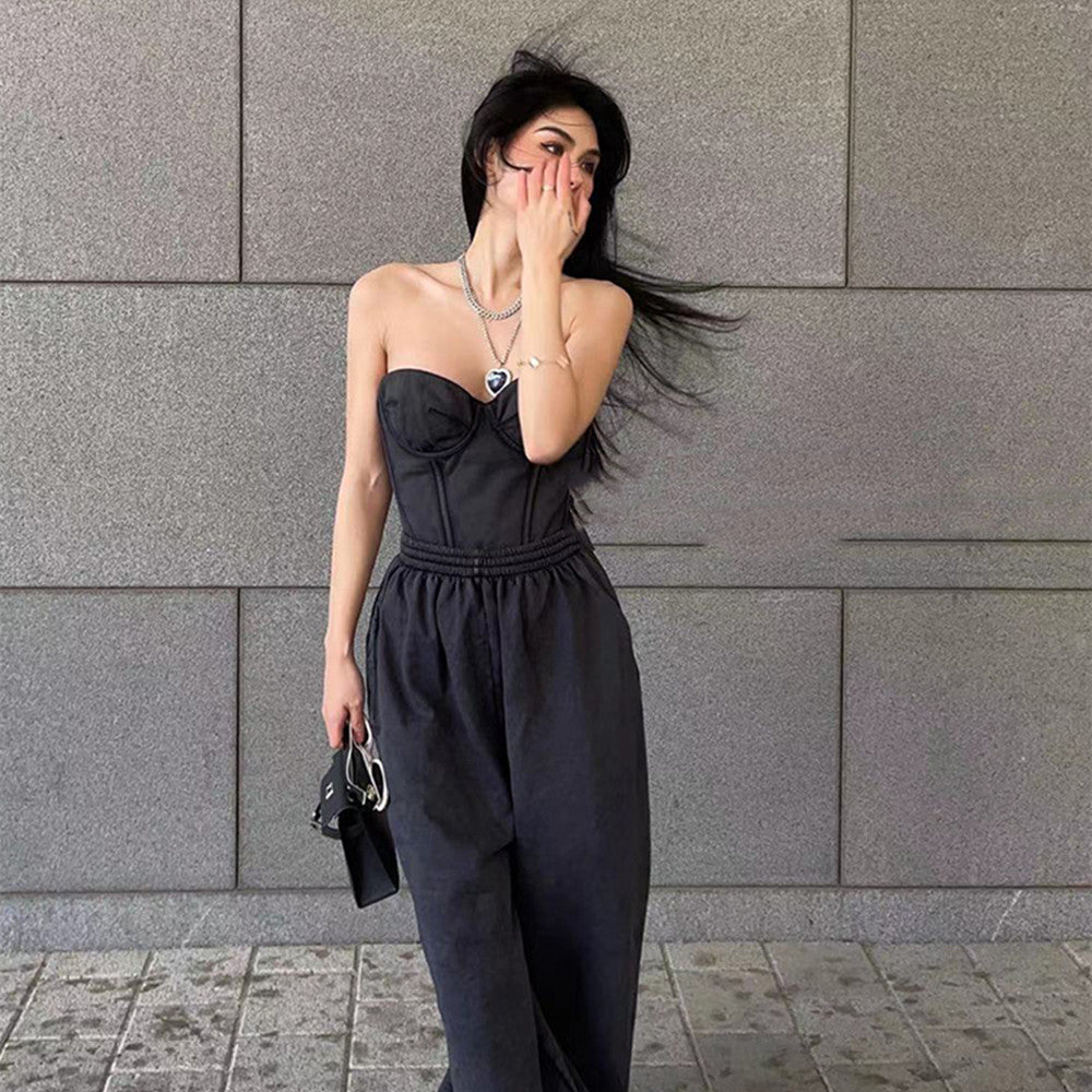 Women's Fashion Casual Tube Top Hot Girl Suit