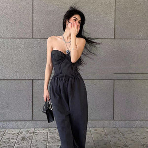 Women's Fashion Casual Tube Top Hot Girl Suit