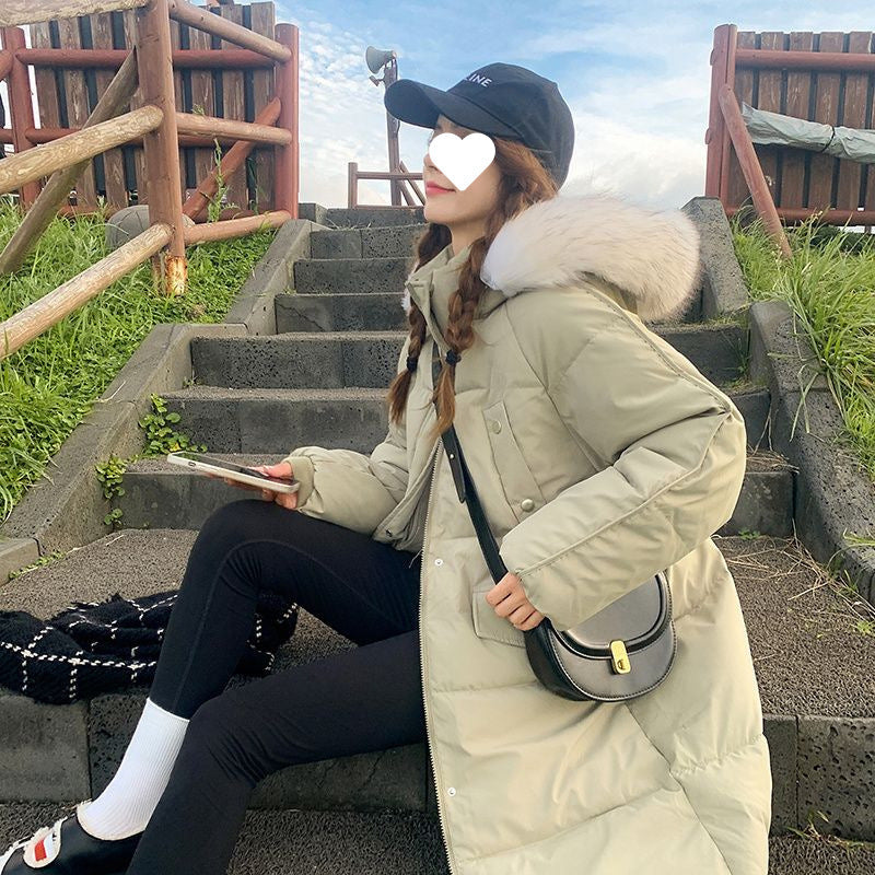 Down Cotton-padded Jacket Loose Thick Women